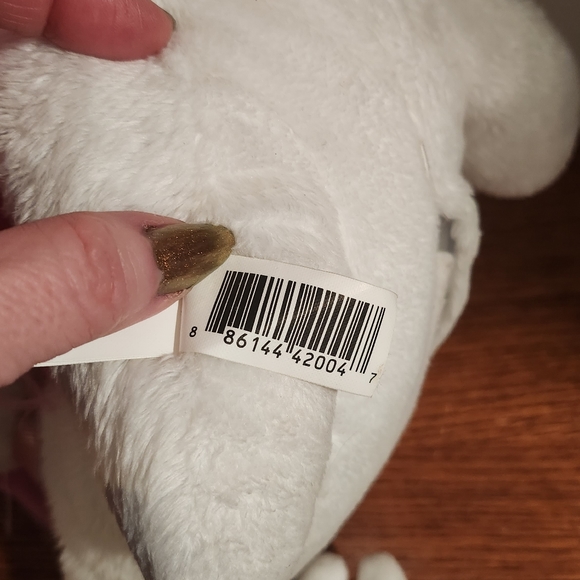 Puppy Surprise "Popcorn Mandy" Stuffed Animal White & Pink - Picture 8 of 10